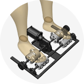 Osaki OS-4000T Foot Rollers